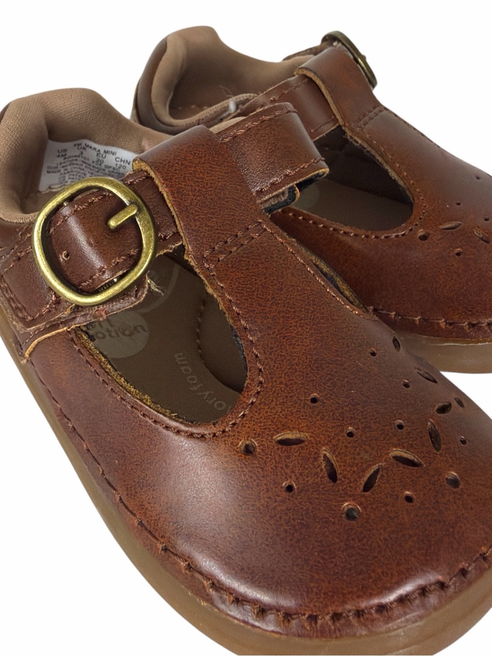 Stride Ride Soft Motion Mini Mara T-Strap Shoes- Color: Cedar- Size 4 M - Picture 11 of 13